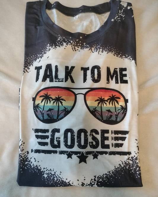 Top Gun Talk To Me Goose Womens T-Shirt
