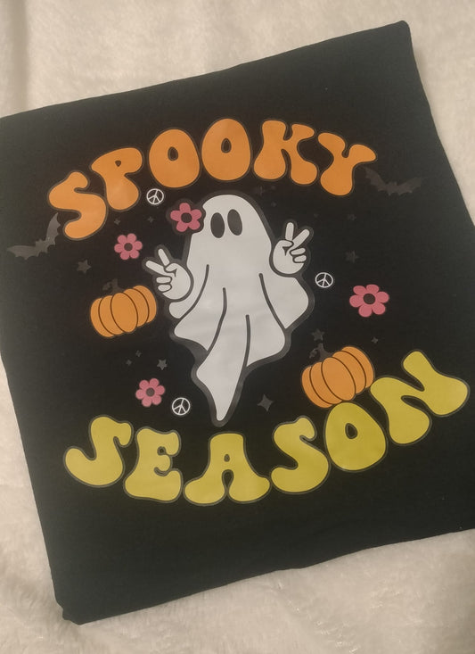 Spooky Season Halloween Theme Ghost Unisex T-Shirt