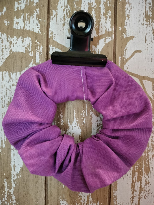 Handmade Purple 90s Fashion Vintage Style Scrunchie Ponytail Hairtie