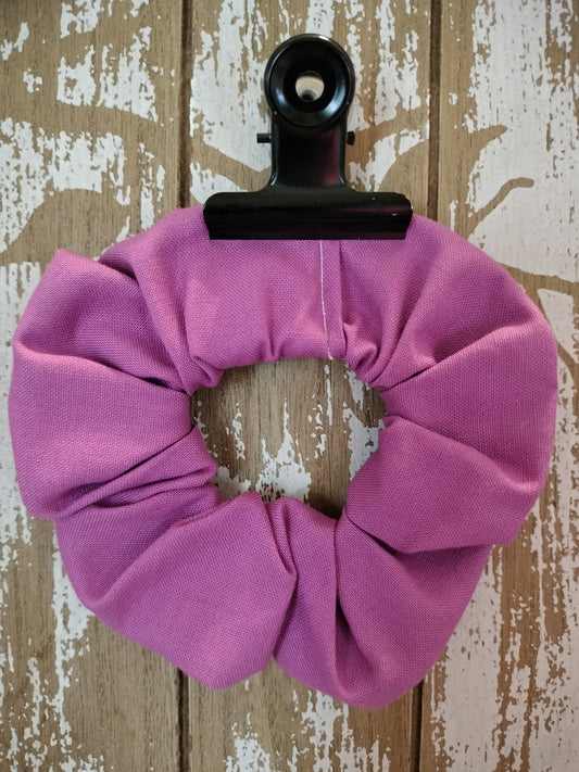 Handmade Lavender Purple 90s Fashion Vintage Style Scrunchie Ponytail Hairtie